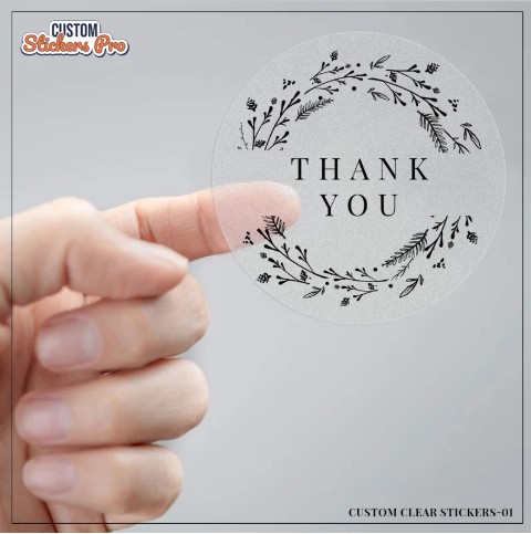 Custom Clear Stickers: Premium Transparent Branding